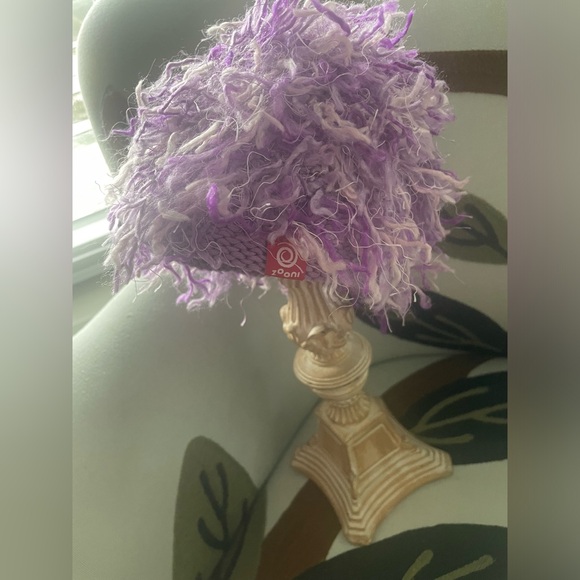 ZOONI Mop Top hat beanie  Purple Heart Reign - Picture 2 of 6